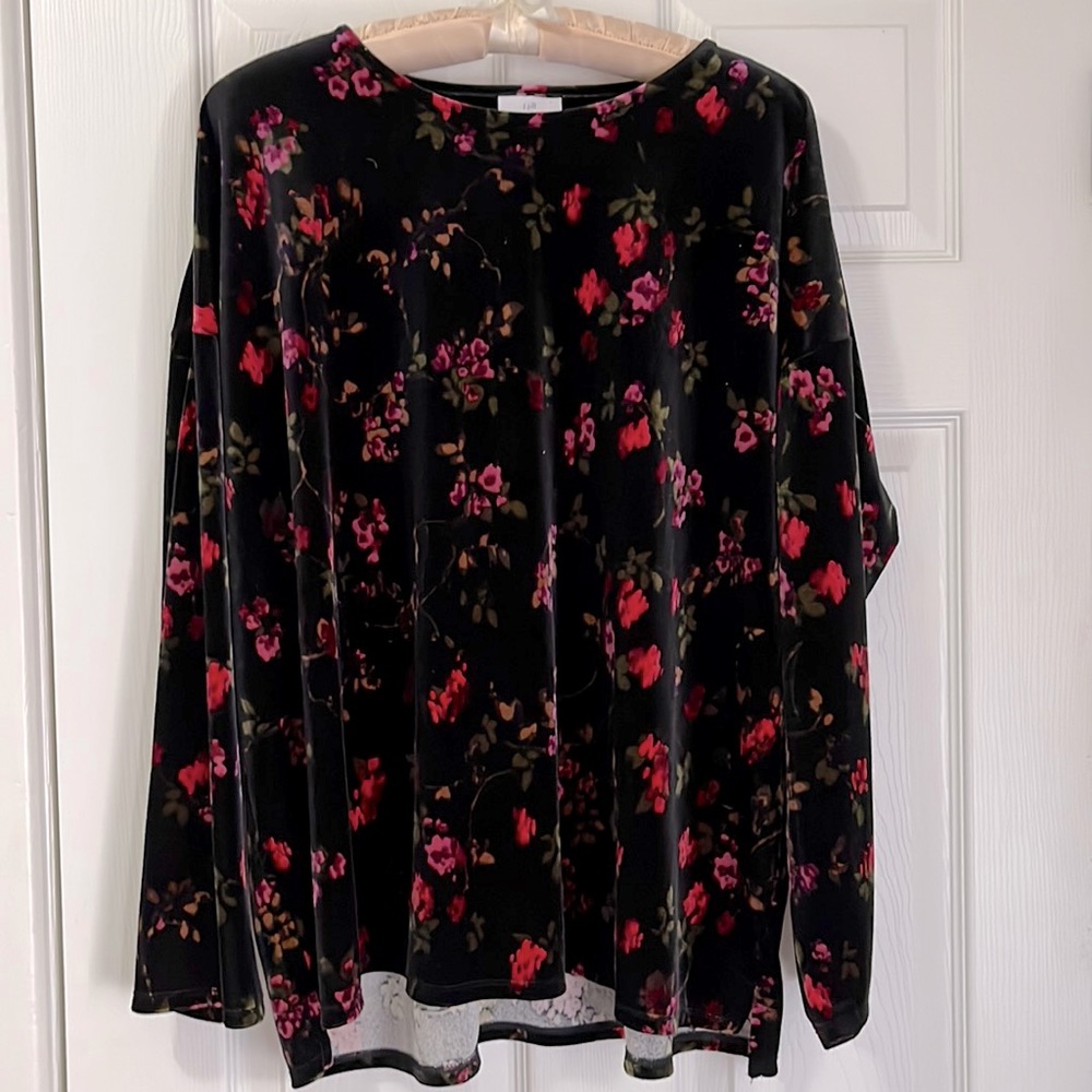 J Jill velvety top Size XL